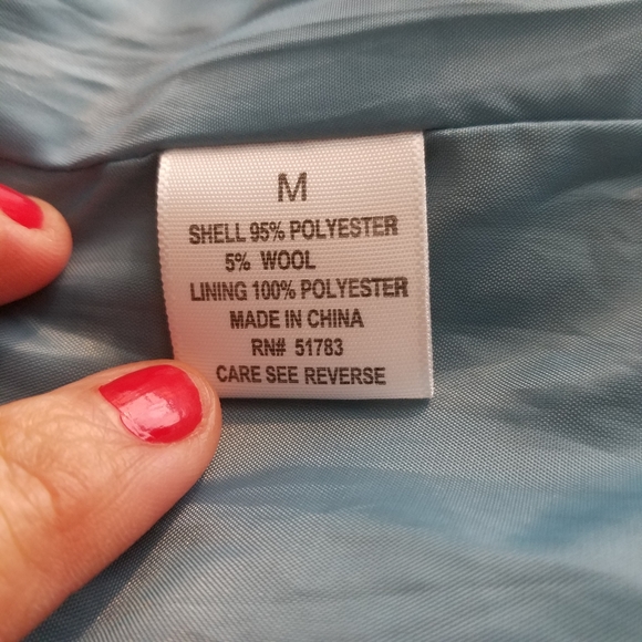 Maurices Button Front Multicolor Plaid Wool Hooded - Picture 2 of 8